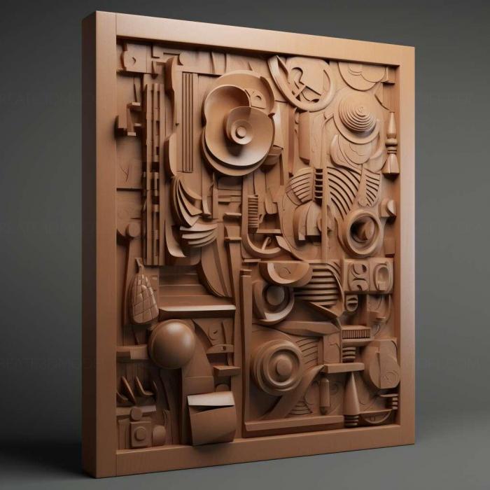 نموذج ثلاثي الأبعاد لآلة CNC 3D Art 